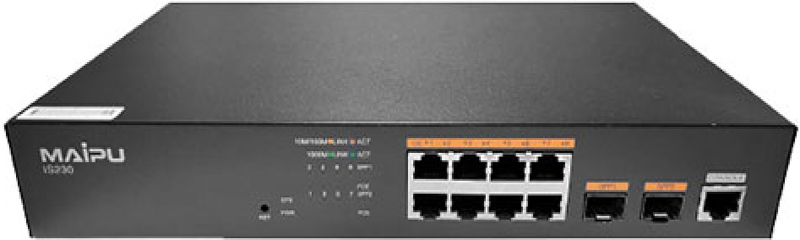 Switch Maipu IS230-10TF-AC 8-Ports Base-T, 2-Ports SFP